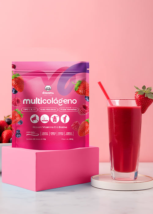 Multicolágeno Frutas Vermelhas