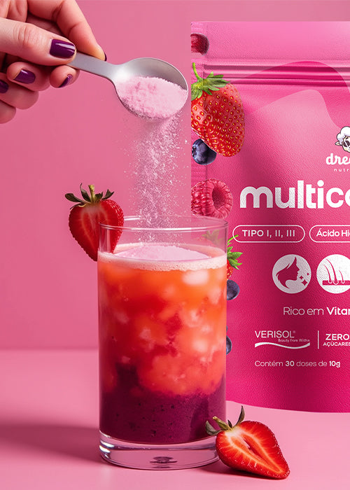 Multicolágeno Frutas Vermelhas