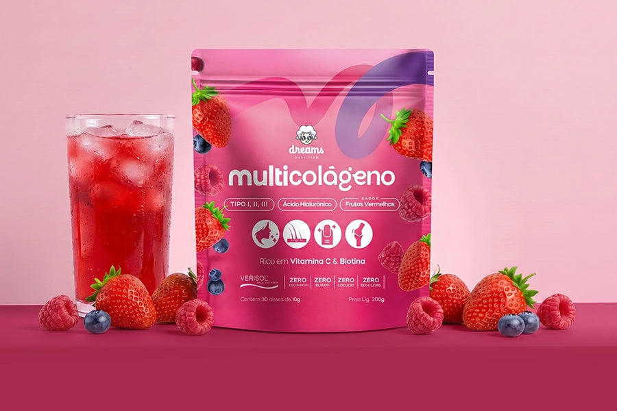 Multicolágeno, Frutas Vermelhas