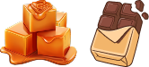 Chocolate + Caramelo